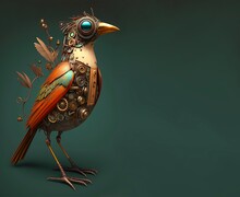 Fantasy Mechanical Bird, Generative Ai