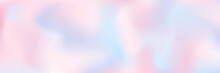 Romantic Gradient Sky Pattern. Cirrus Clouds Gradient Background. Pink And Blue Colors. Vector Abstract Concept.

