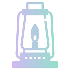 Sticker - oil lamp