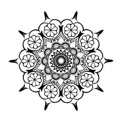 Wall Mural - CREATIVE MANDALA DESIGN, STYLE , LUXURY,DRAWING,CIRCLE,ASIAN,FLOWER,INDIAN,ELEMENT,HENNA