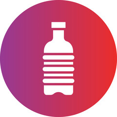 Wall Mural - Vector Design Water Bottle Icon Style