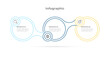 © Ammus19 - Vector infographic circle design with marketing icons and 3 options, steps or parts. Can be used for workflow diagram, info chart, web design.
