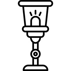 Poster - Lamp Icon