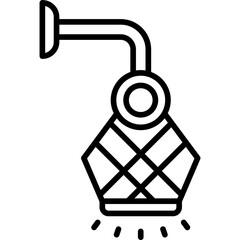 Poster - Lamp Icon