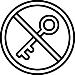 Poster - Prohibited Sign Icon