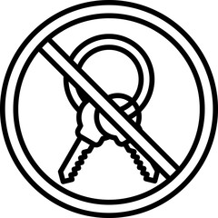 Poster - Prohibited Sign Icon