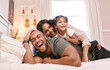 © Nicholas Felix/peopleimages.com - Theres no better bond than a family bond. Shot of a young family relaxing at home.