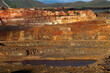 Open pit copper mine in Rio Tinto, Spain