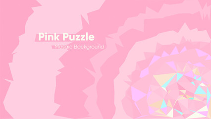 Wall Mural - abstract cute creative background in colorful mosaic modern style.