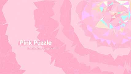 Wall Mural - cute abstract background with triangle shape pattern