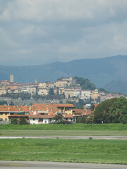 Sticker - Upper town in Bergamo