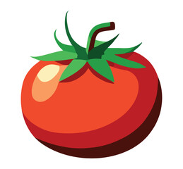 Wall Mural - mature healthy tomato red vegetable