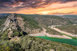Landscape view of Monfrague National Park. Caceres, Extremadura, Spain