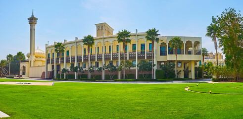 Poster - Panorama of Ruler's Court of Dubai, UAE