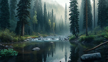 River In The Forest