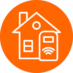 Poster - Vector Design Home Control Icon Style