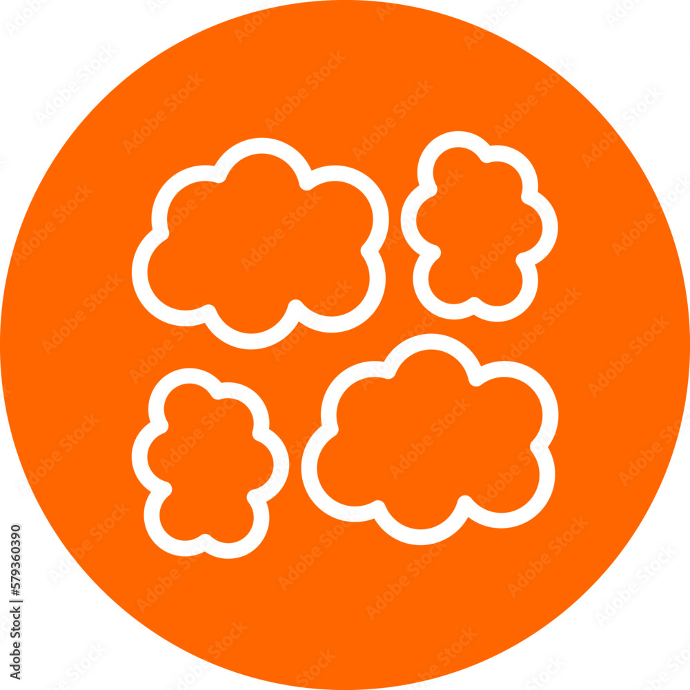 Vector Design Smog Icon Style