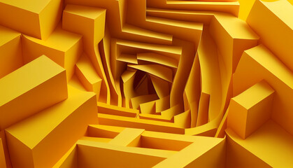 Aufkleber - Abstract bright colorful yellow background