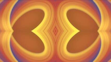 Poster - Digital loop animation of multi colored impossible shapes. 3d rendering HD