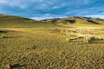 Sticker - landscape of the hills of region