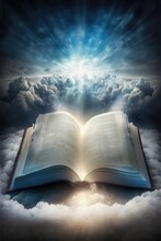 The Bible The Word Of God The Gospel In The Clouds Of Heaven Way To Salvation