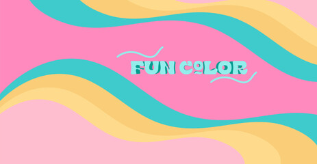 Sticker - candy pink background with free space for your content