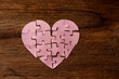 © Blessings Captured - a pink shaped puzzle