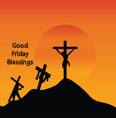 happy good friday. good friday blessings is celebrated every year.