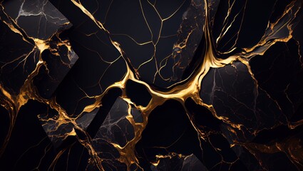 background mixed black and gold colors. luxury marble texture. marble wallpaper. dark and golden bac