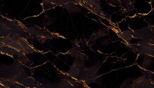 Background Mixed Black And Gold Colors. Luxury Marble Texture. Marble Wallpaper. Dark And Golden Background. Generative Ai