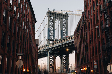  Dumbo with Manhattan bridge at Brooklyn New York