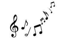 Music Notes Illustrator, Music Notes Clipart, Song Vector Illustration