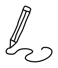 Fototapete - pencil and line sketch icon illustration design art