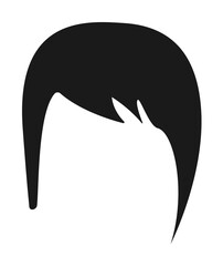 Poster - hair, woman, haircut short icon
