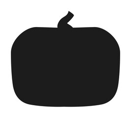 Poster - pumpkin halloween silhouette illustration design art