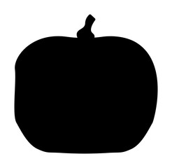 Poster - pumpkin halloween silhouette illustration design art
