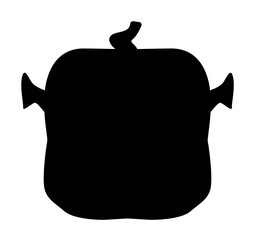 Poster - pumpkin halloween silhouette illustration design art