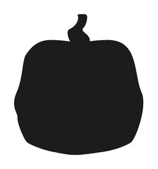 Poster - pumpkin halloween silhouette illustration design art
