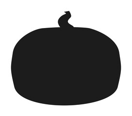 Poster - pumpkin halloween silhouette illustration design art