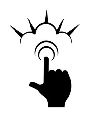 Poster - bomb man icon illustration design art