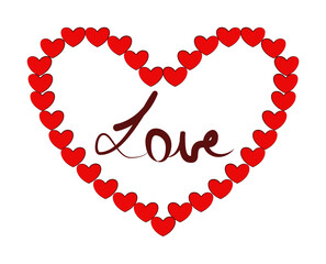 Poster - Love, heart, poster, valentine s day icon