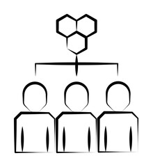 Poster - hive icon illustration design art