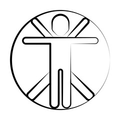 Poster - Transhumanism icon illustration design art
