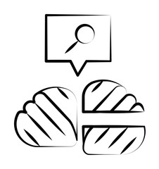 Poster - Neural icon illustration design art