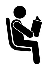 Poster - seating place for reading books