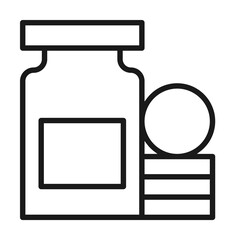 Fototapete - Quit smoking, bupropion icon illustration design art