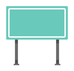 Poster - Information sign colored icon