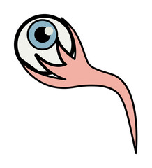 Poster - eye colored illustration design art