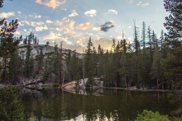 Wall Mural - Lakes, streams, forests, wildflowers, fields, and other wilderness seen throughout the eastern sierra mountains in California. Pictures taken hiking in Mammoth, Bishop, and lone pine, California.