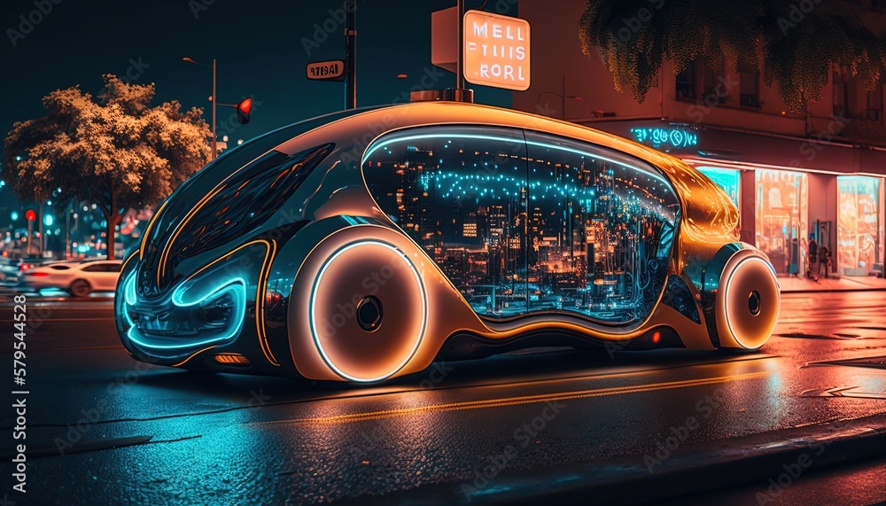 Autonomous driving in the Future of urban car mobility, AI car ...